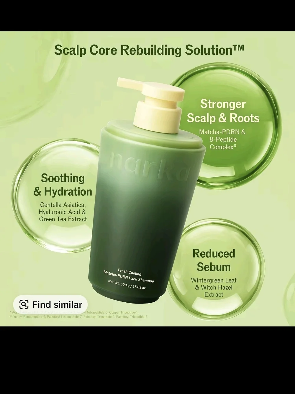 Fresh Cooling Matcha-PDRN Pack Shampoo – Green
